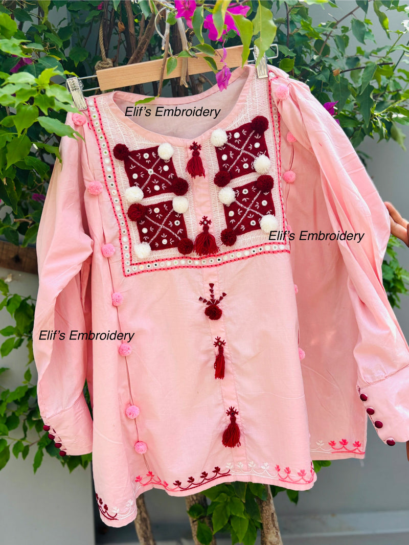 Rubaisha - 2Pc Hand Embroidered Shirt