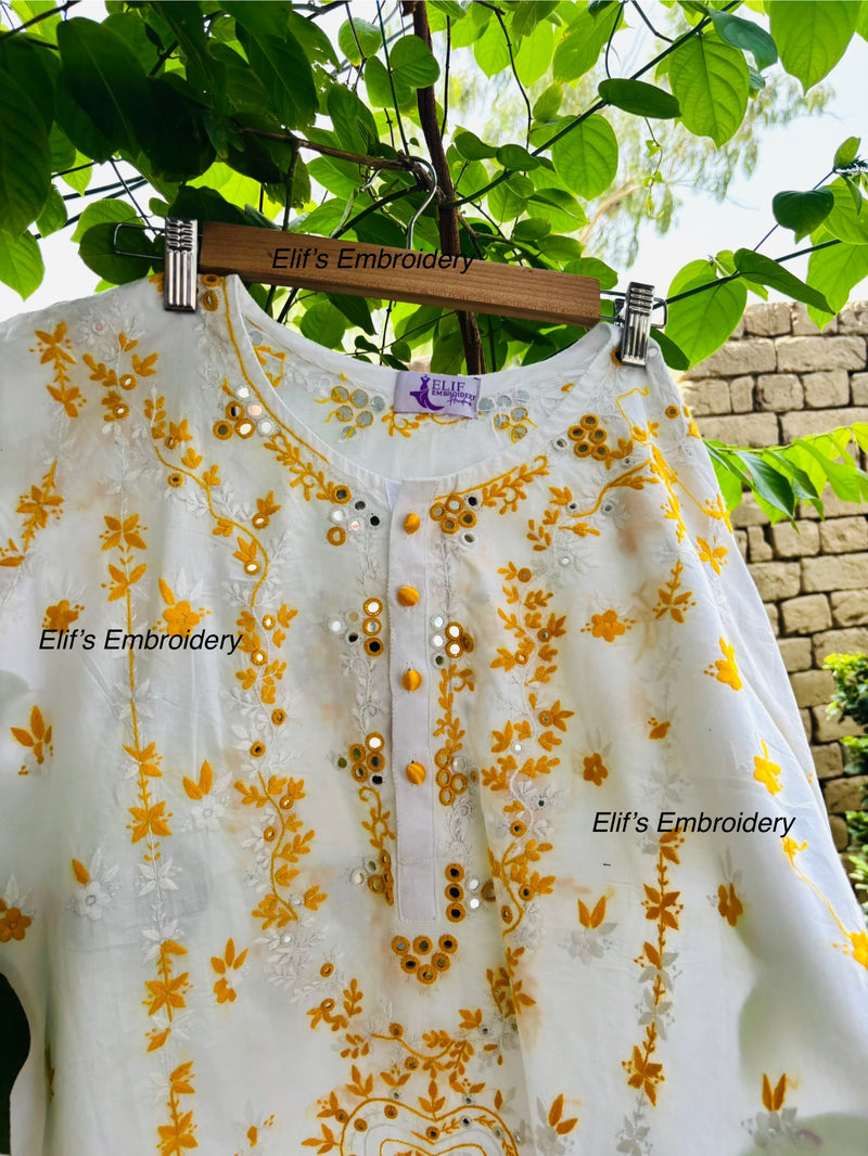 Sarwat - 2PC Hand Embroidered Shirt