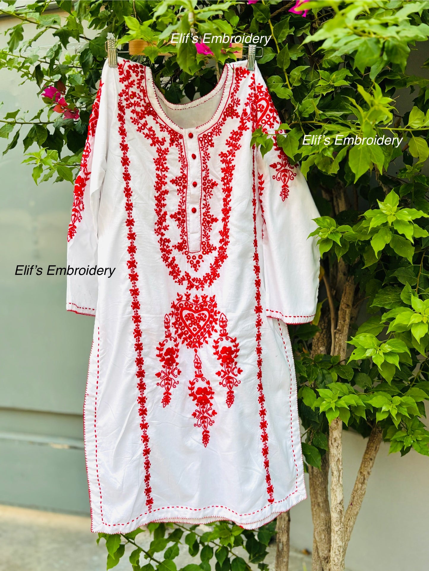 Almina - 2Pc Hand Embroidered Suit