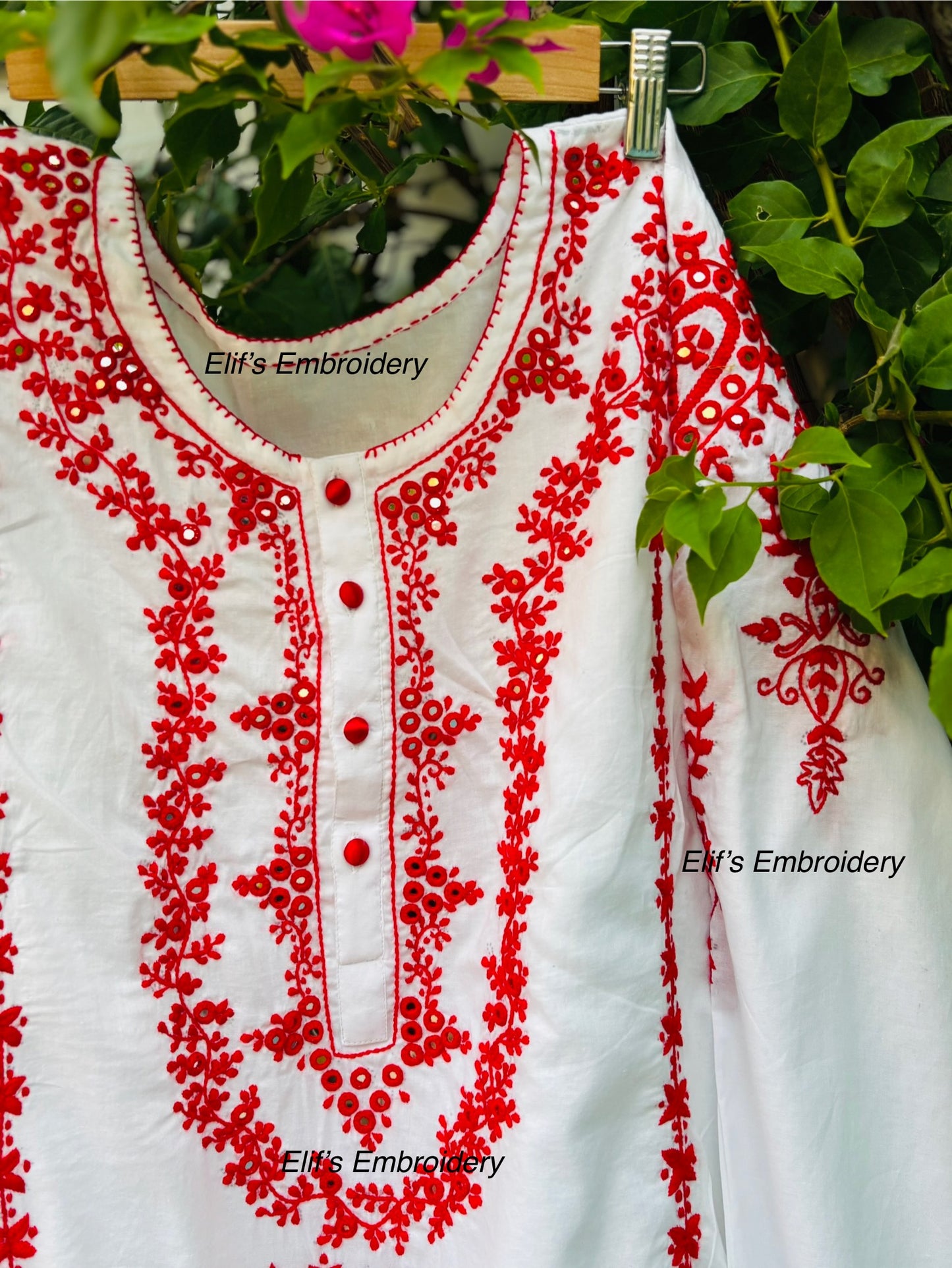 Almina - 2Pc Hand Embroidered Suit