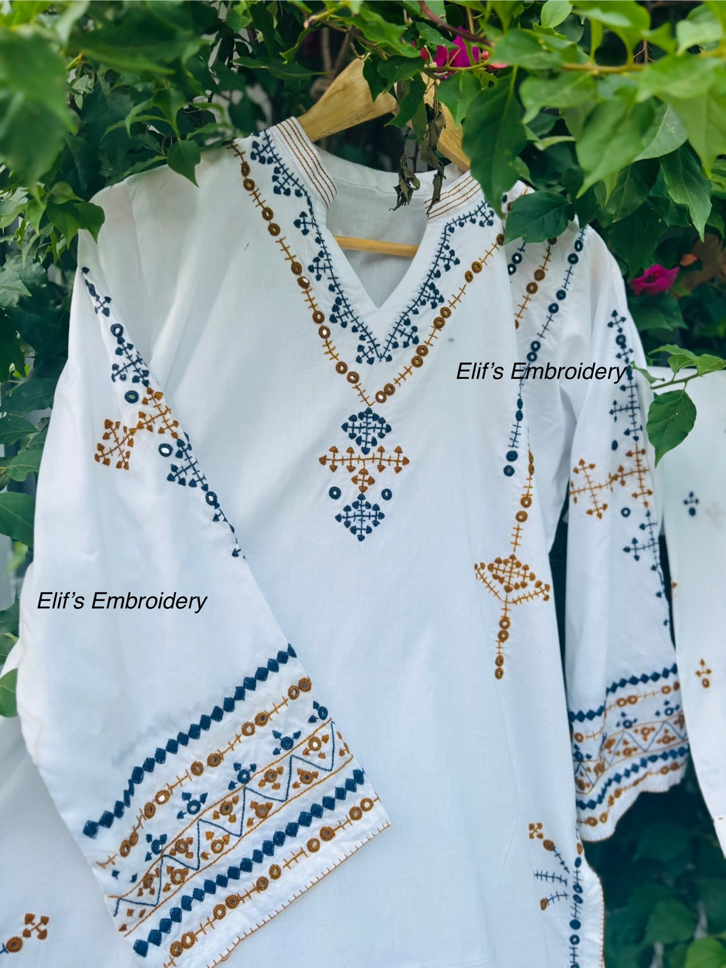 Ghazail - 2Pc Hand Embroidered Suit