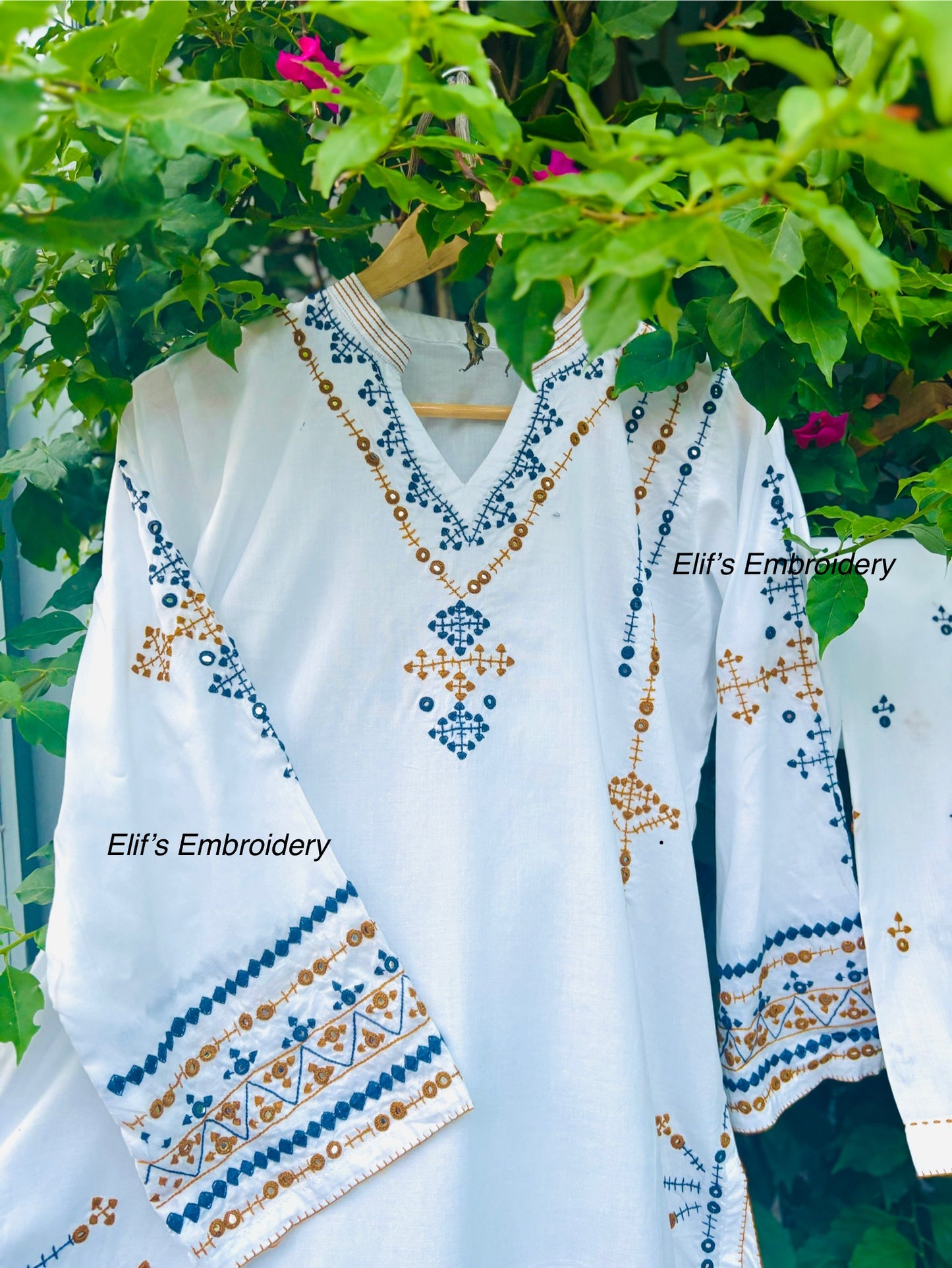 Ghazail - 2Pc Hand Embroidered Suit