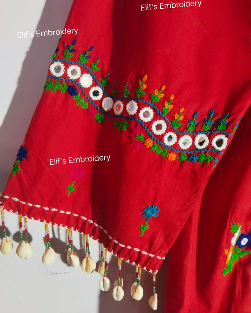 Noor e Zeest - 2Pc Hand Embroidered Suit