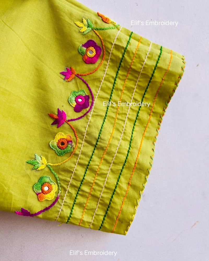 Zarkish - 3Pc Hand Embroidered Suit