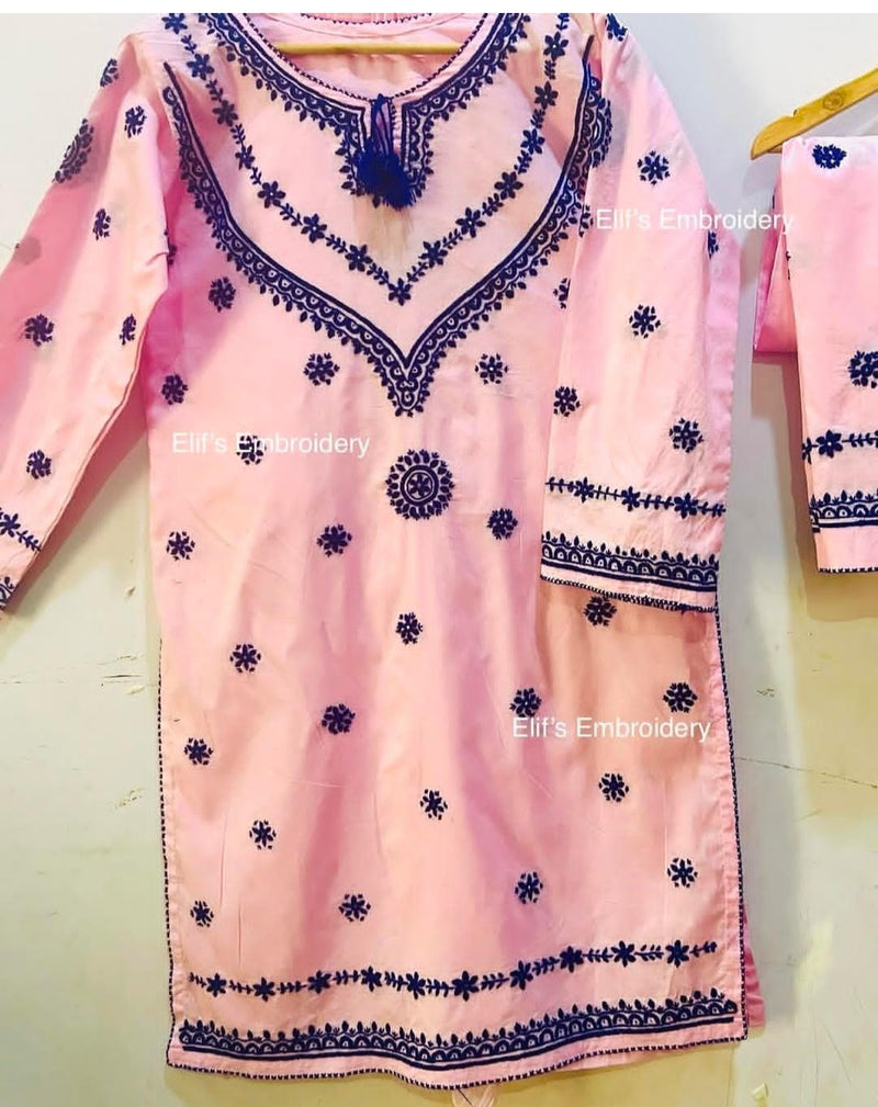 Mehrgul - 3Pc Hand Embroidered suit