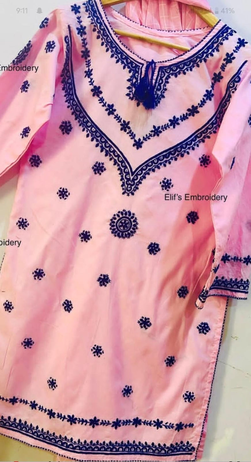 Mehrgul - 3Pc Hand Embroidered suit