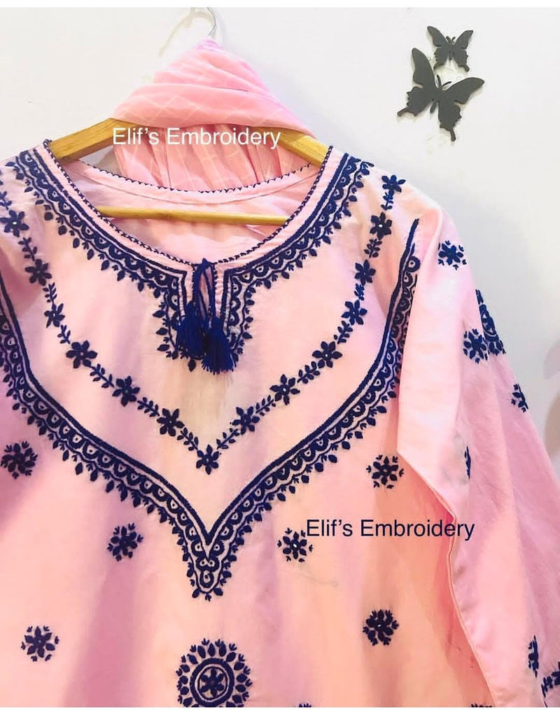 Mehrgul - 3Pc Hand Embroidered suit