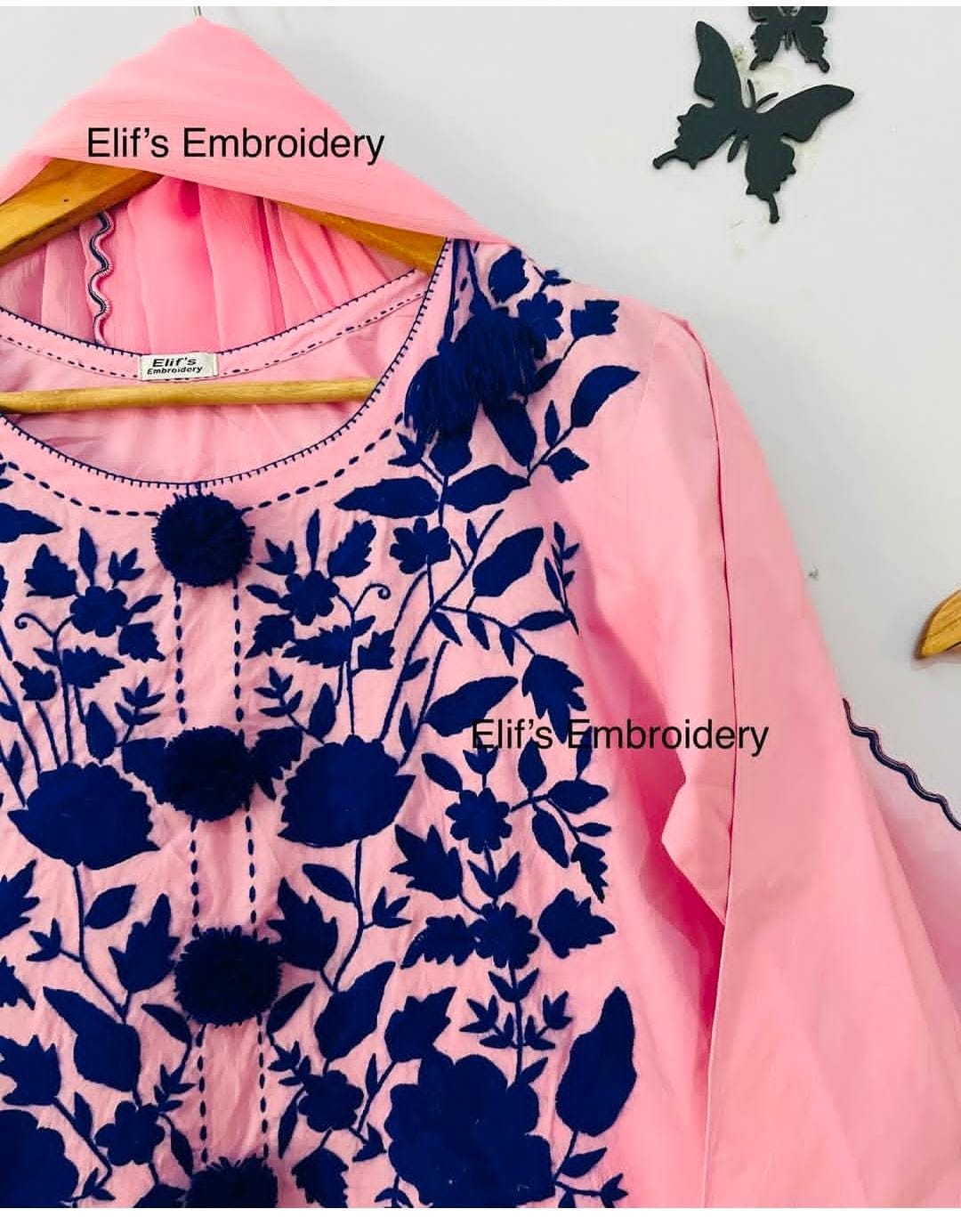Gulalai - 3Pc Hand Embroidered suit