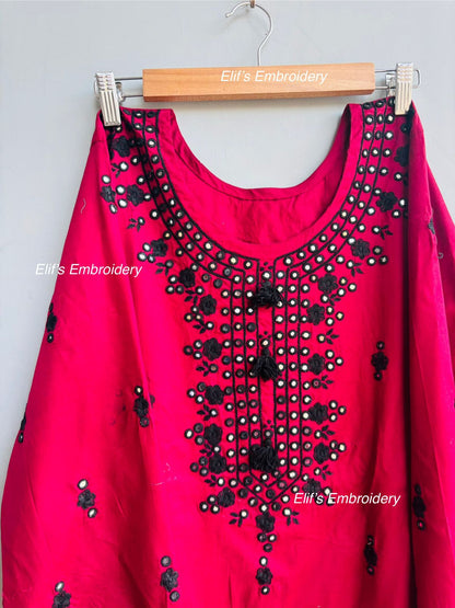 Shehzeen - 3Pc Hand Embroidered Suit