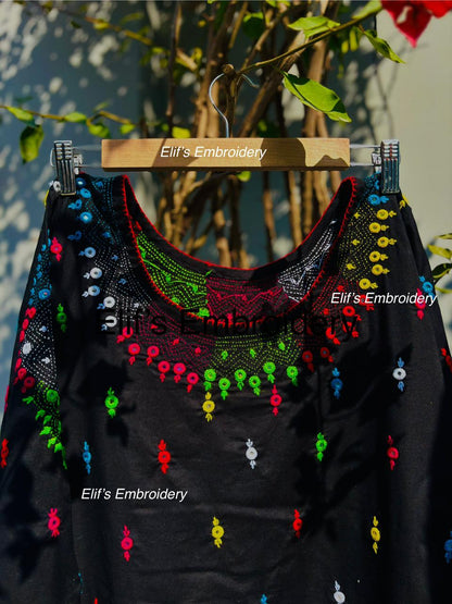 Nashwa - 2Pc Hand Embroidered Suit