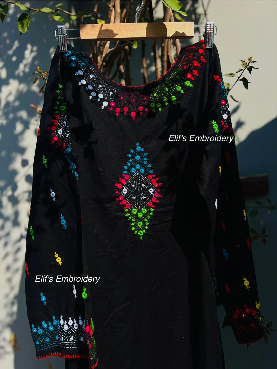 Nashwa - 2Pc Hand Embroidered Suit