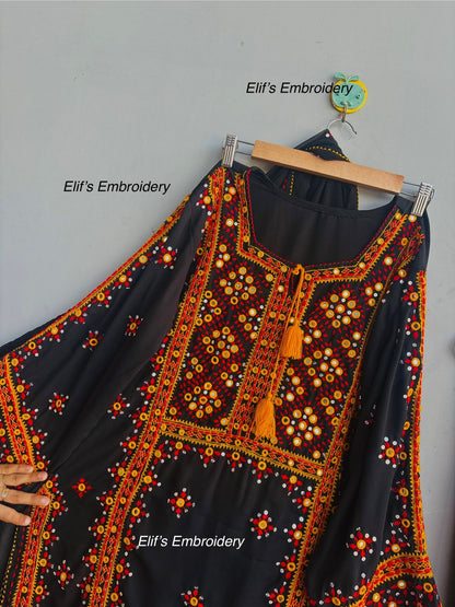 Nawal -  3pc Hand Embroidered suit