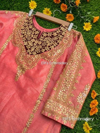 Elif Gulnaar -Luxury Hand Embroidered - 3Pc