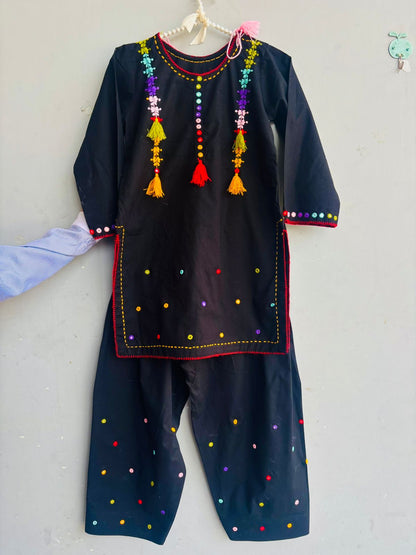 Eliza 2Pc Hand Embroidered Suit